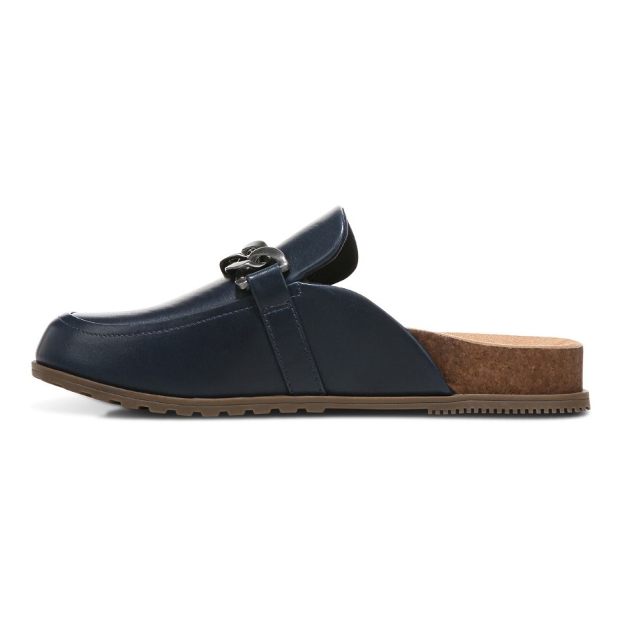 Georgie Mule Vionic Navy