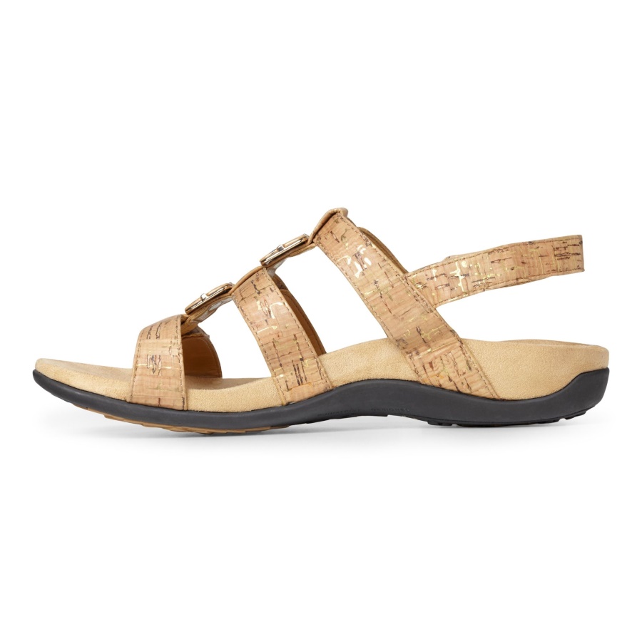 Gold Cork Amber Sandal Vionic