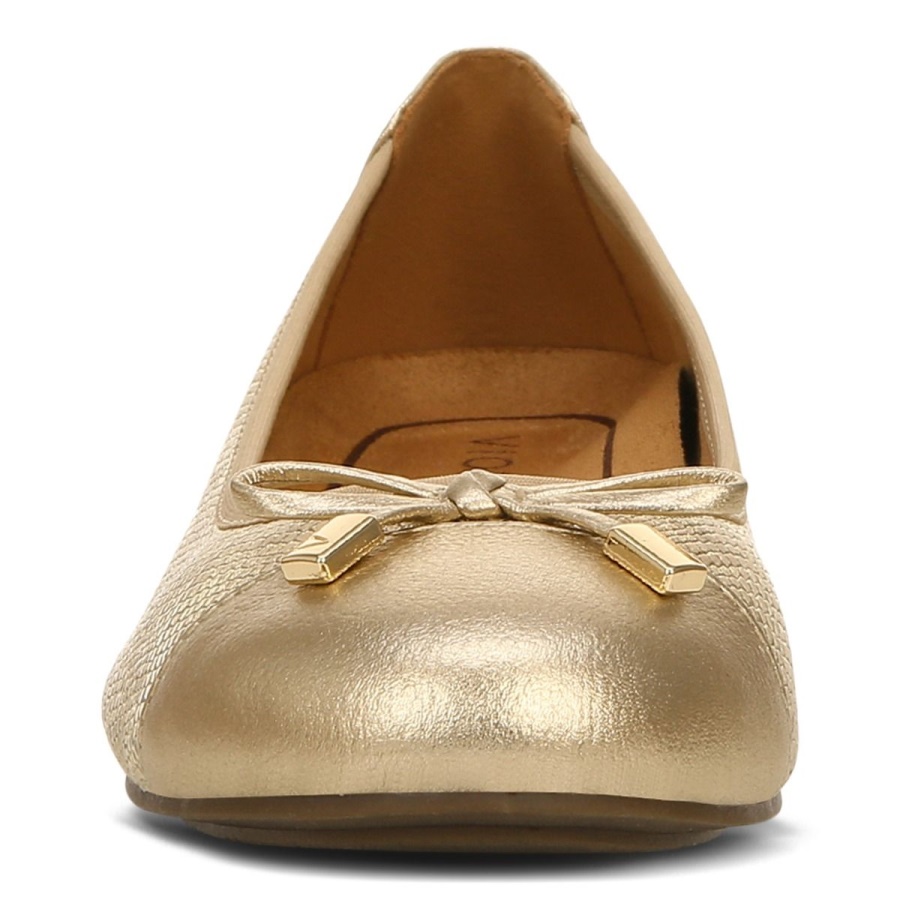 Gold Vionic Minna Ballet Flat