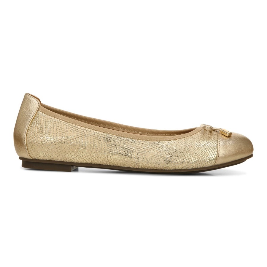 Gold Vionic Minna Ballet Flat