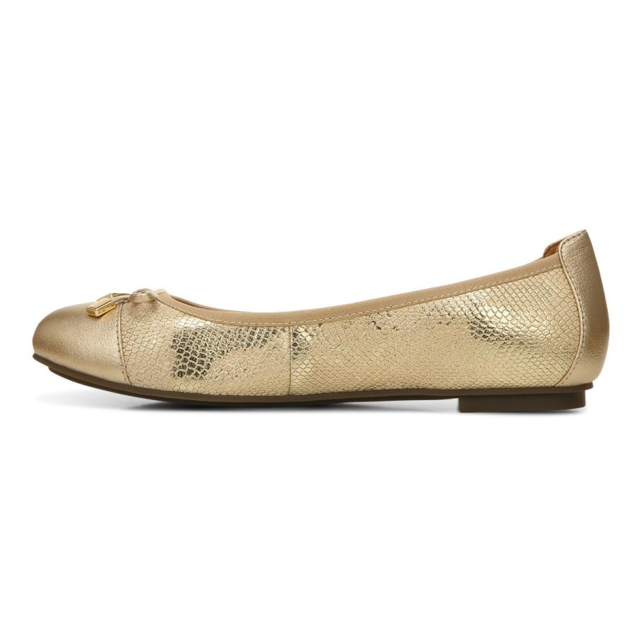 Gold Vionic Minna Ballet Flat