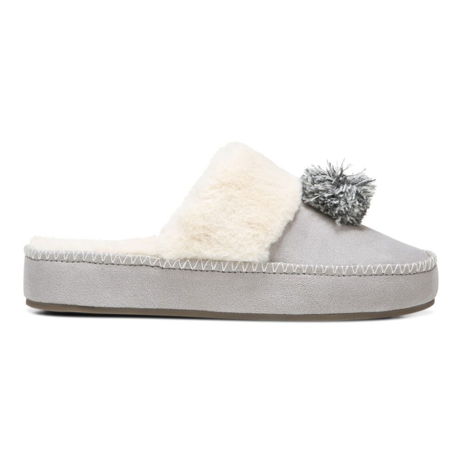 Grace Slipper Vionic Light Grey