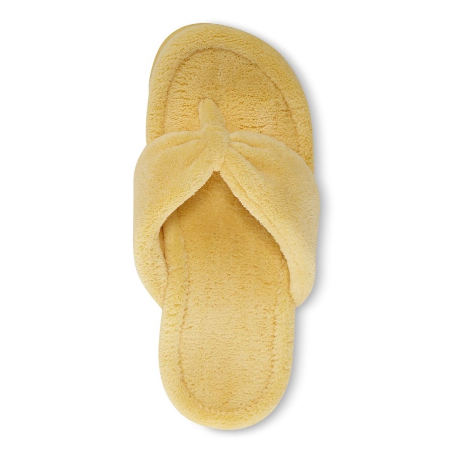 Gracie Toe Post Slipper Vionic Gold Cream