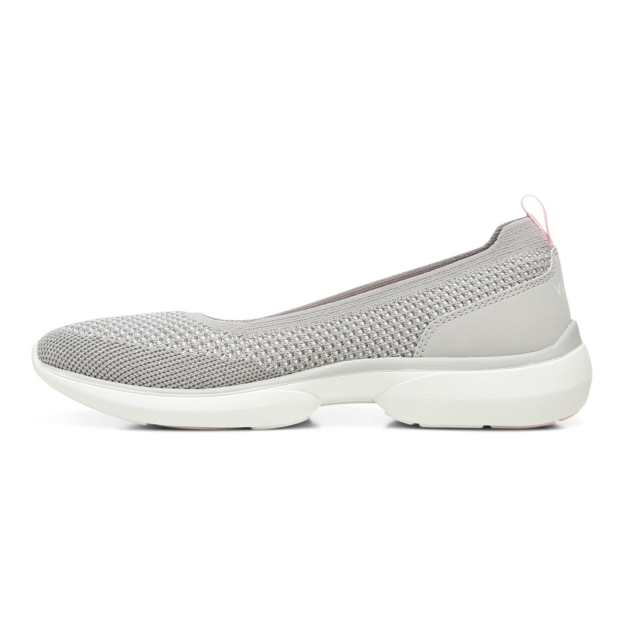 Grey Metallic Kallie Slip on Sneaker Vionic