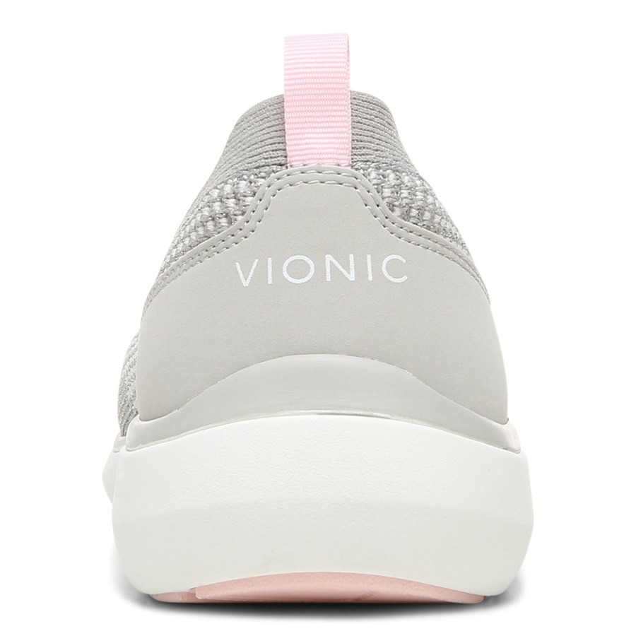 Grey Metallic Kallie Slip on Sneaker Vionic