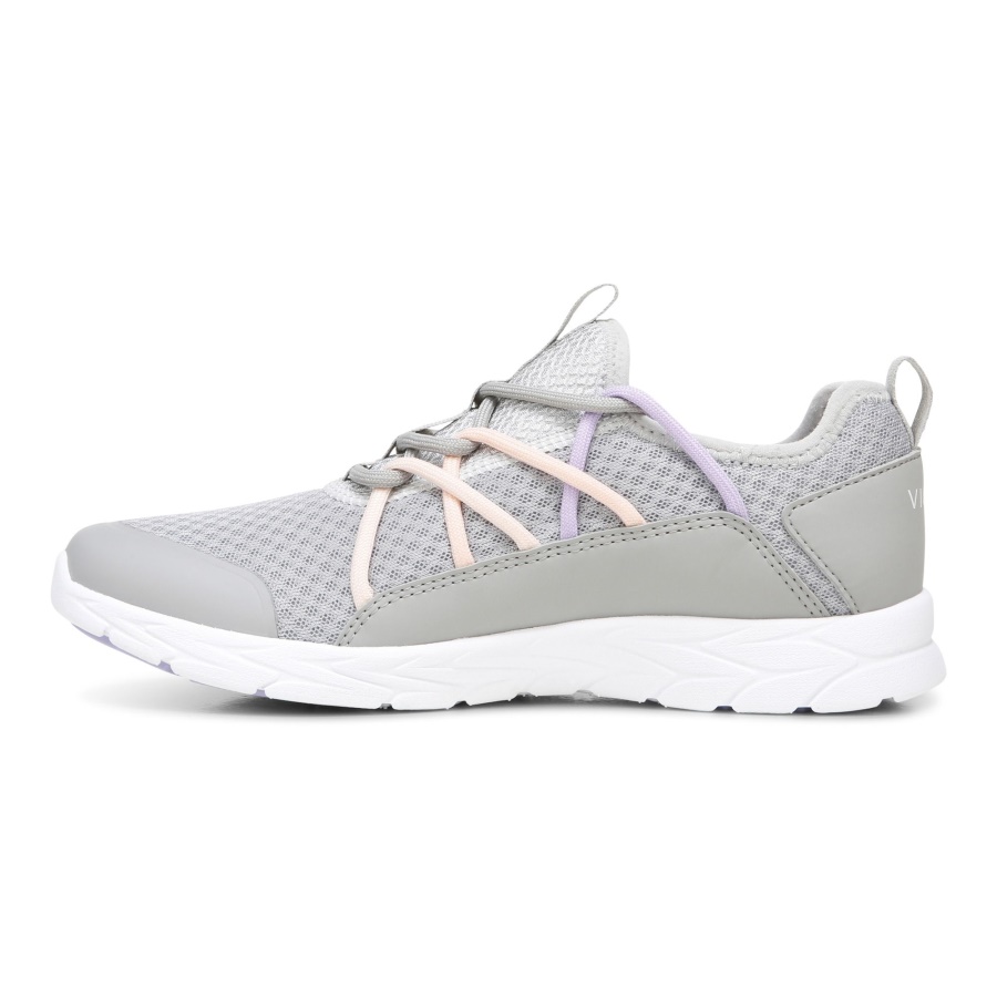 Grey Zeliya Lace Up Sneaker Vionic