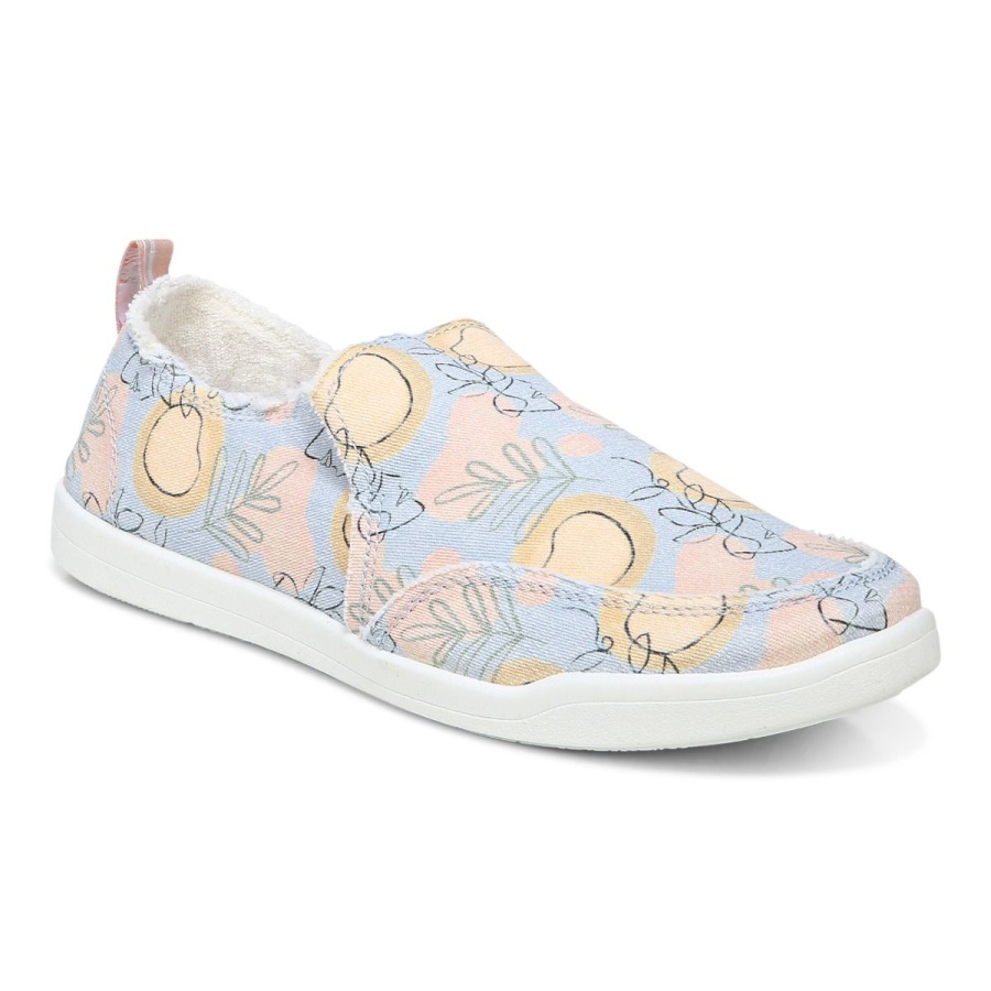 Grove Blue Haze Beach Malibu Slip on Sneaker Orange Grove Vionic