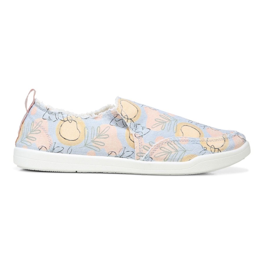 Grove Blue Haze Beach Malibu Slip on Sneaker Orange Grove Vionic
