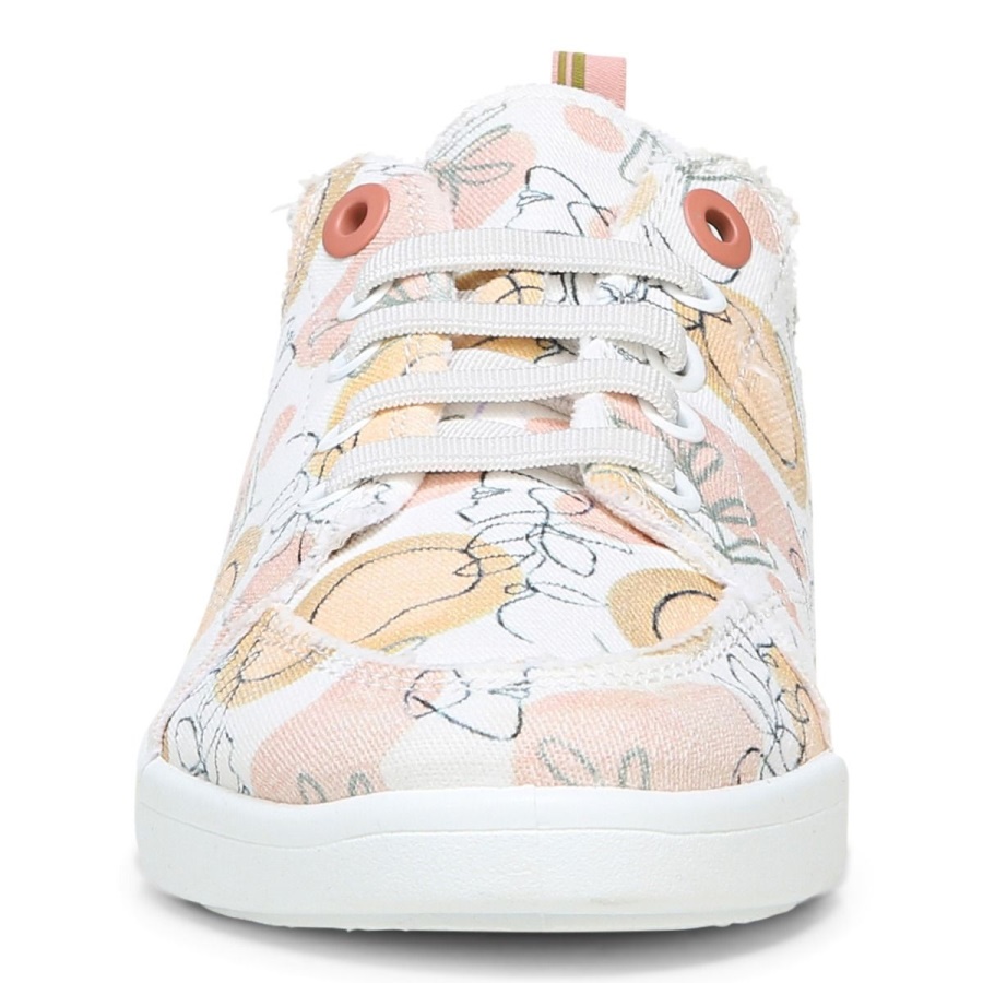 Grove White Beach Pismo Casual Sneaker Orange Grove Vionic