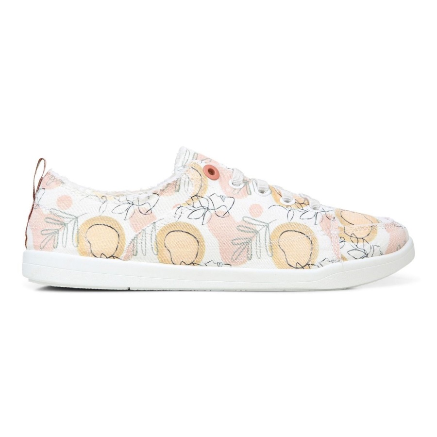 Grove White Beach Pismo Casual Sneaker Orange Grove Vionic