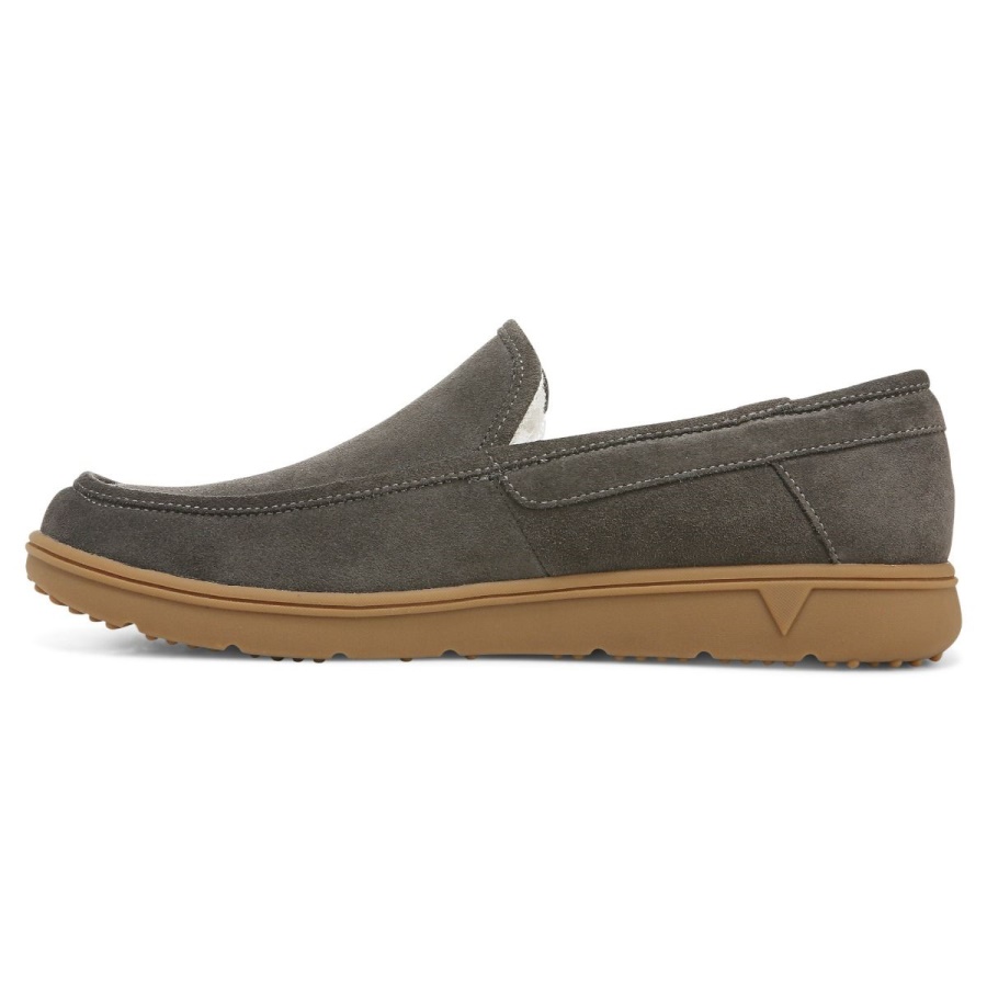 Gustavo Slipper Vionic Greige Suede
