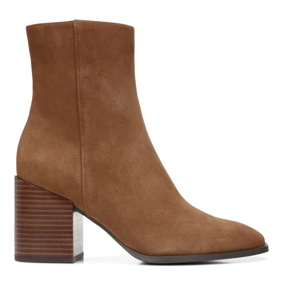 Harper Ankle Boot Vionic Toffee Suede