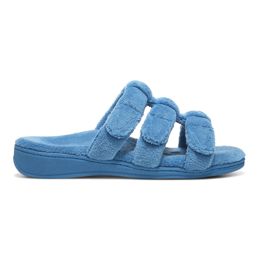 Horizon Blue Snooze Slipper Vionic