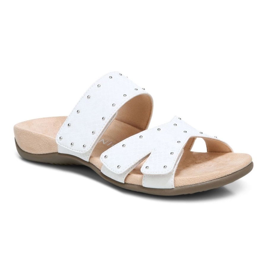 Indie Slide Sandal White Vionic