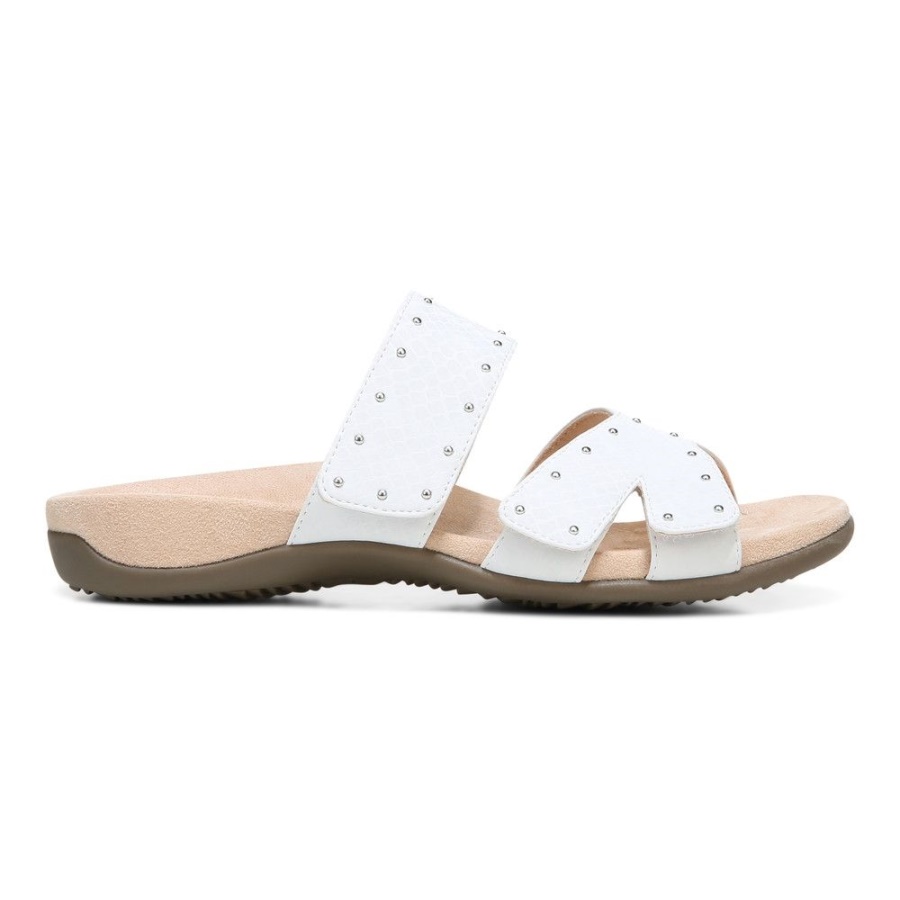 Indie Slide Sandal White Vionic