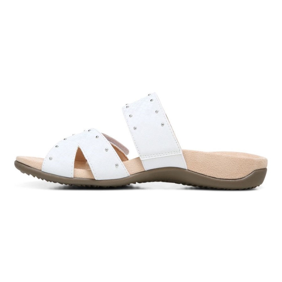 Indie Slide Sandal White Vionic