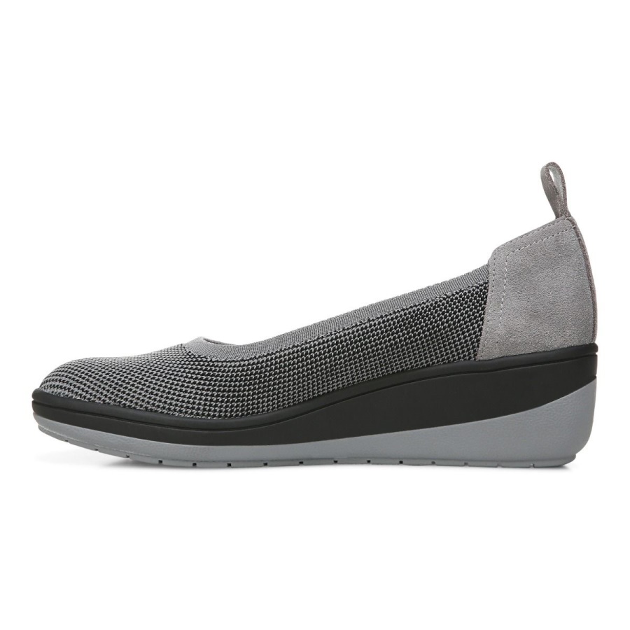 Jacey Knit Wedge Charcoal Vionic