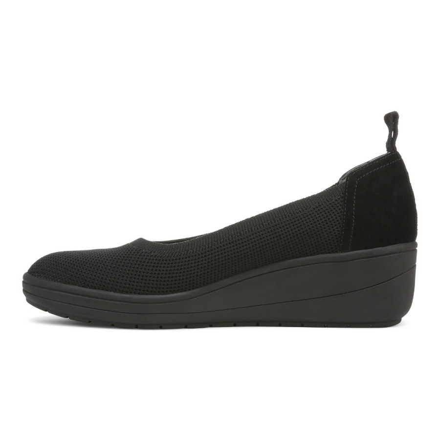 Jacey Knit Wedge Vionic Black