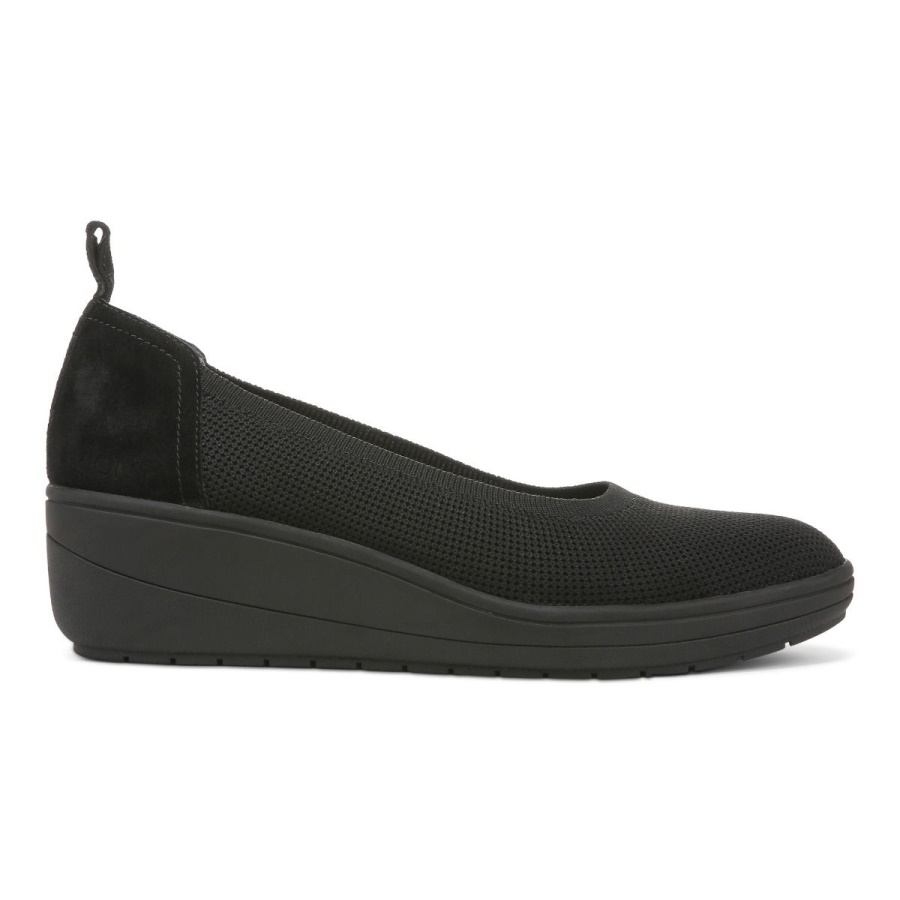 Jacey Knit Wedge Vionic Black