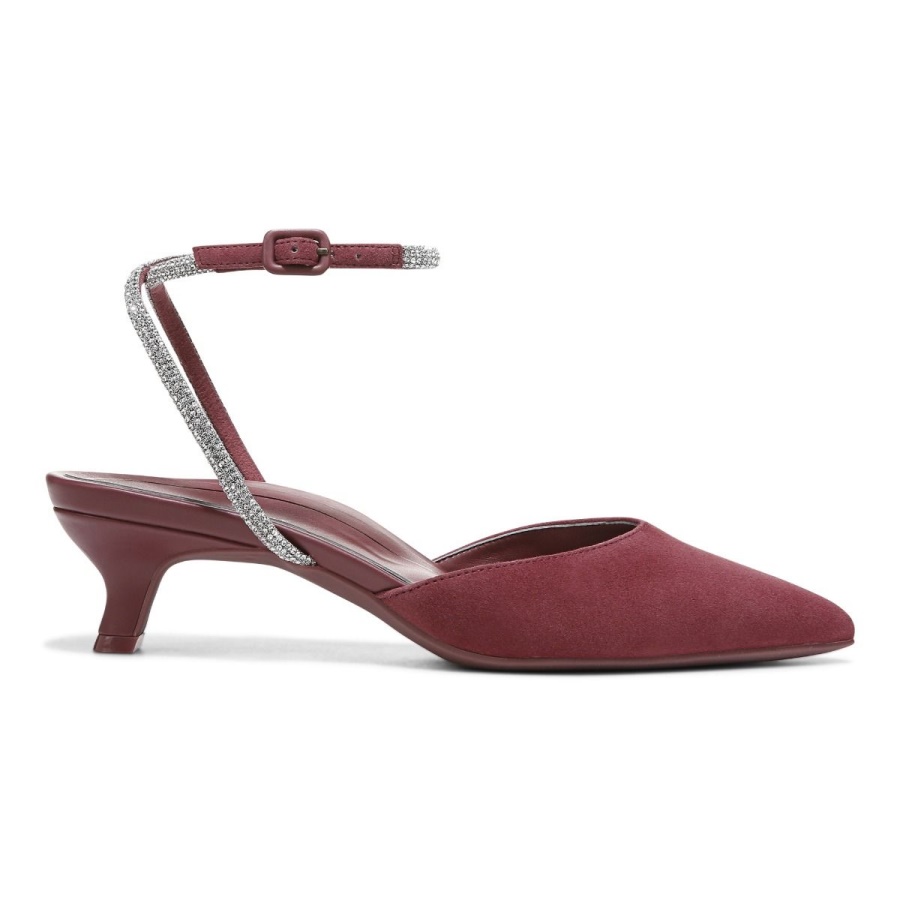 Jacynda Kitten Heel Shiraz Suede Vionic