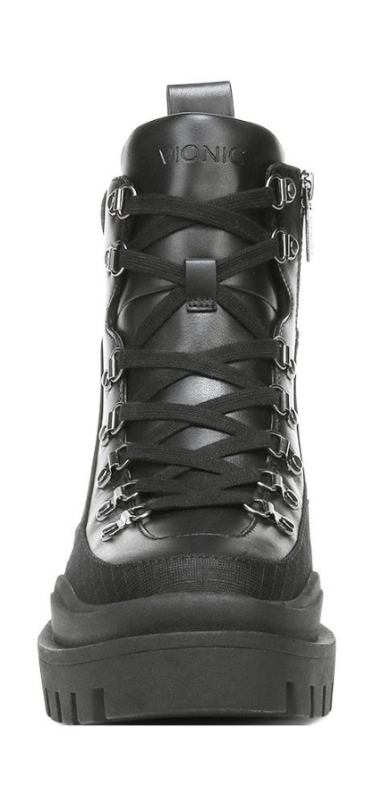 Jaxen Boot Black Leather Textile Vionic
