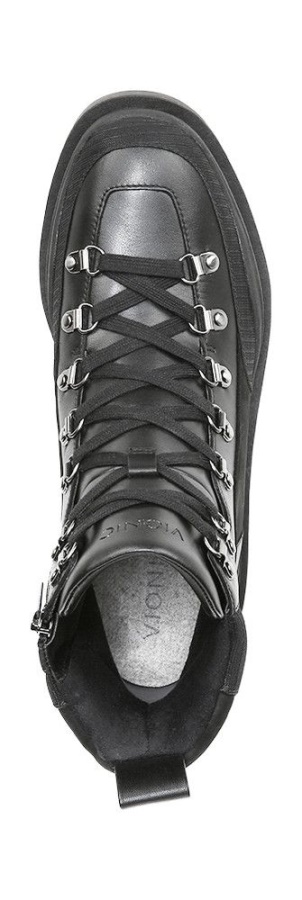 Jaxen Boot Black Leather Textile Vionic