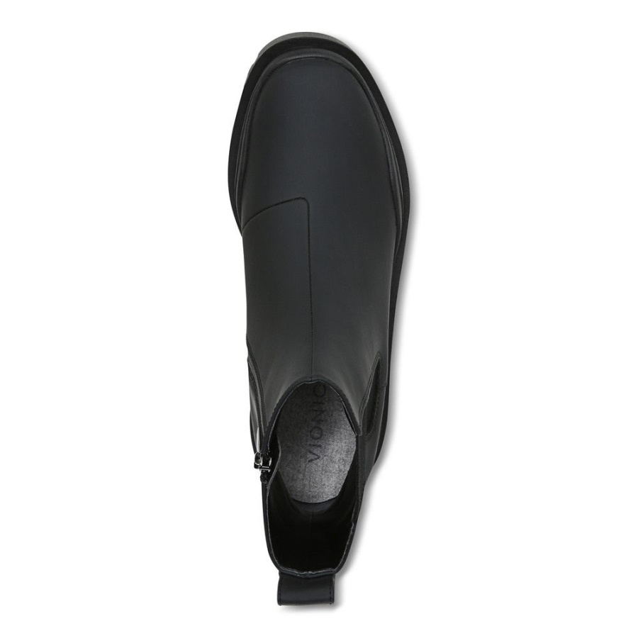 Karsen Boot Black Synthetic Rubber Vionic