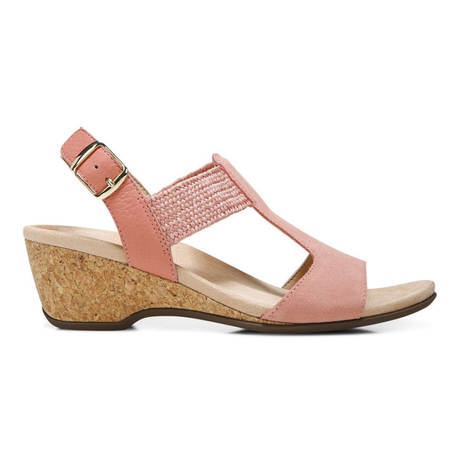 Kaytie Wedge Vionic Terracotta
