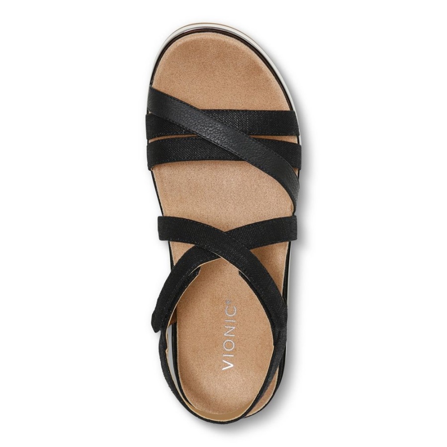 Kellyn Flatform Sandal Black Vionic