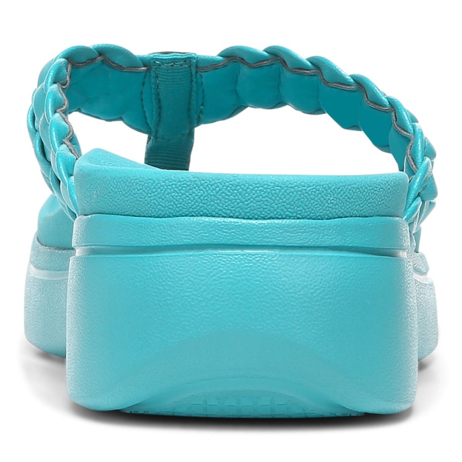 Kenji Platform Sandal Lake Blue Vionic