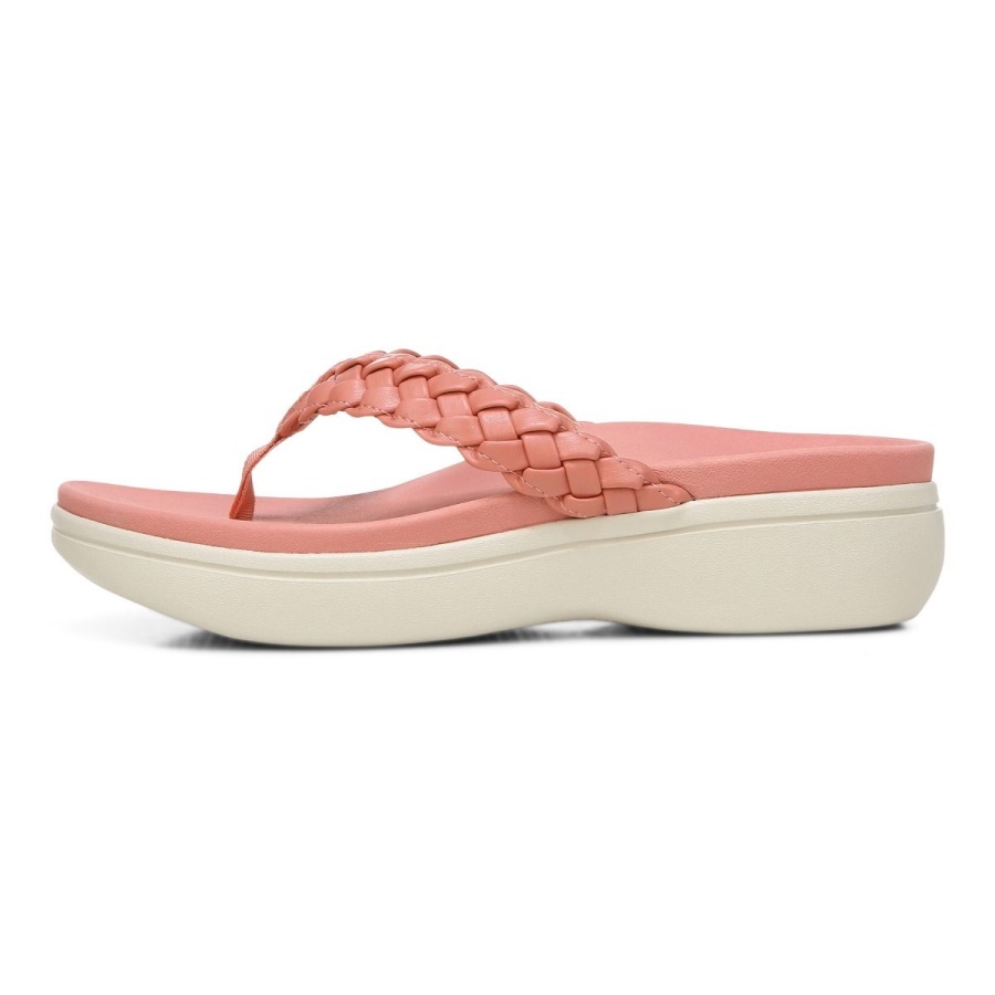 Kenji Platform Sandal Vionic Terra Cotta