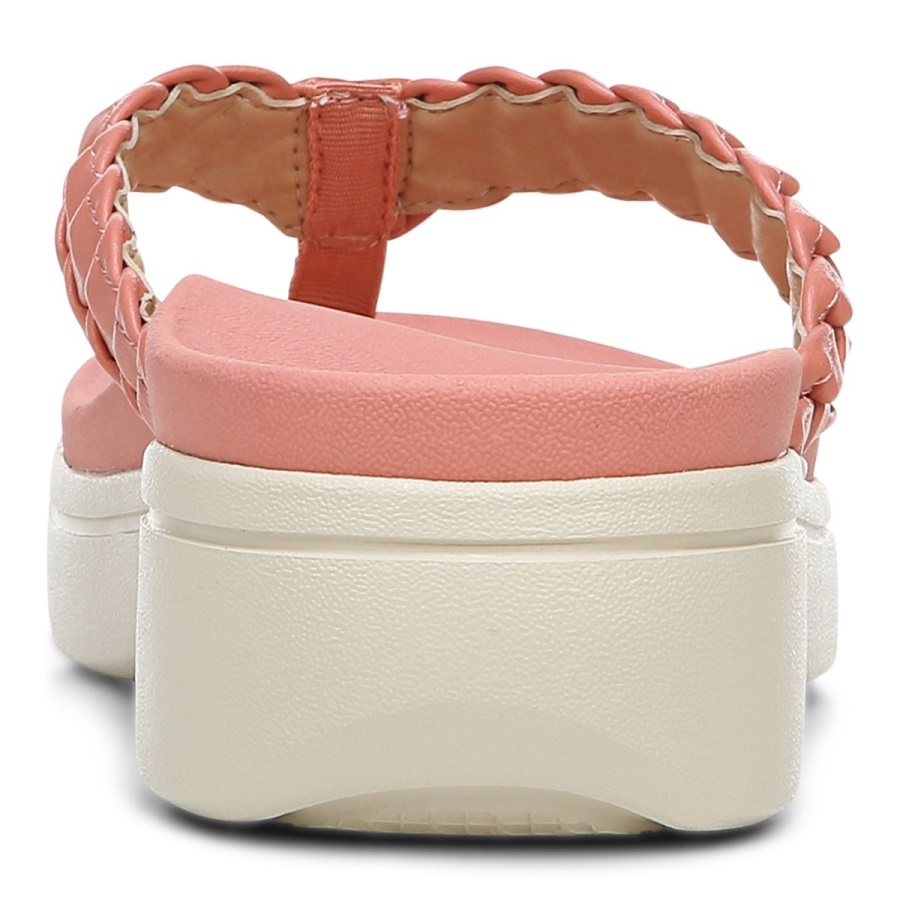 Kenji Platform Sandal Vionic Terra Cotta