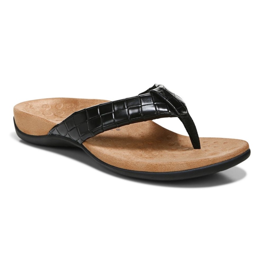Layne Sandal Black Vionic