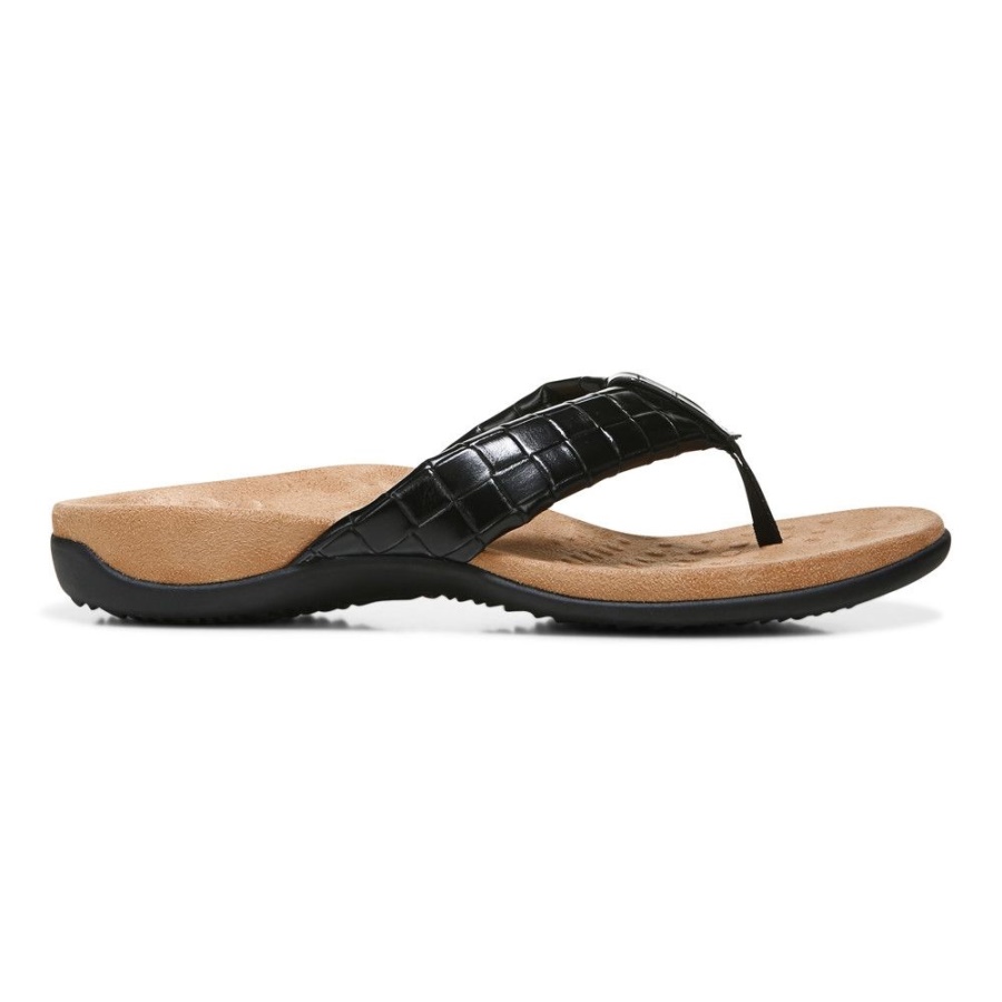 Layne Sandal Black Vionic