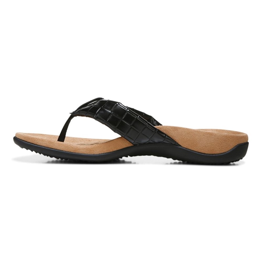 Layne Sandal Black Vionic