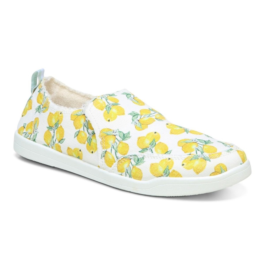 Lemons Vionic Beach Malibu Slip on Sneaker Fruit