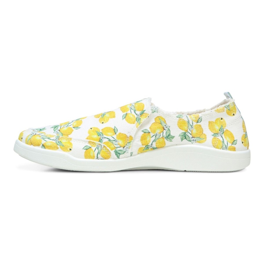 Lemons Vionic Beach Malibu Slip on Sneaker Fruit
