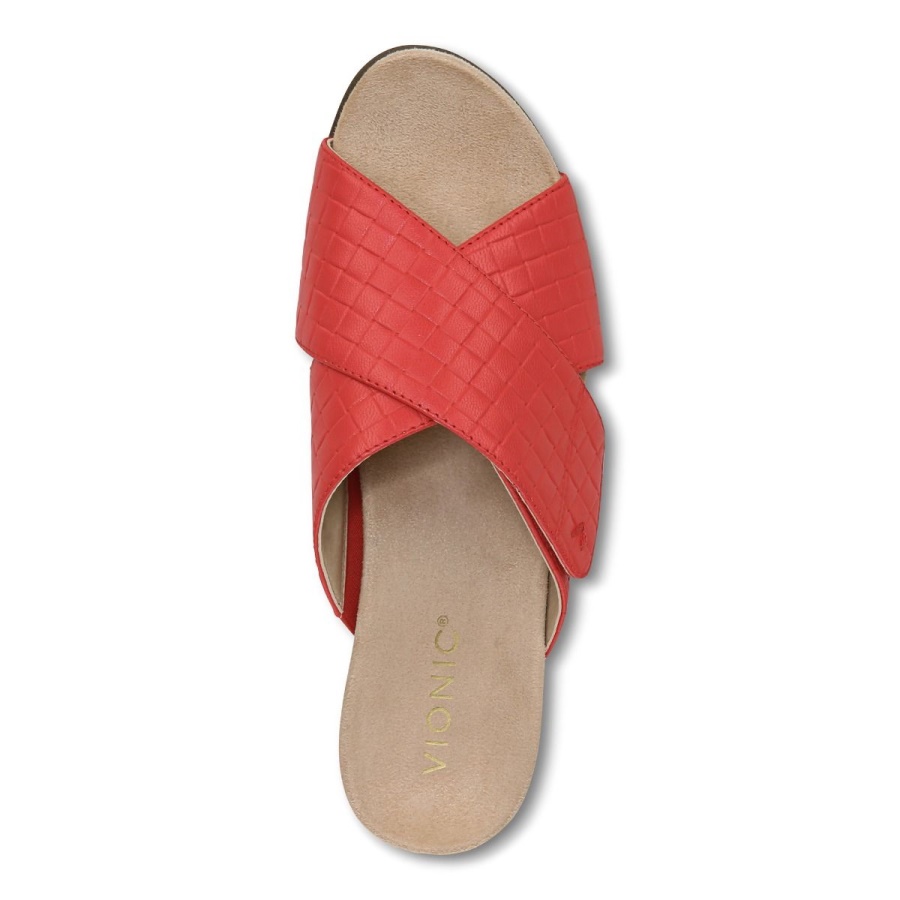 Leticia Wedge Sandal Poppy Vionic