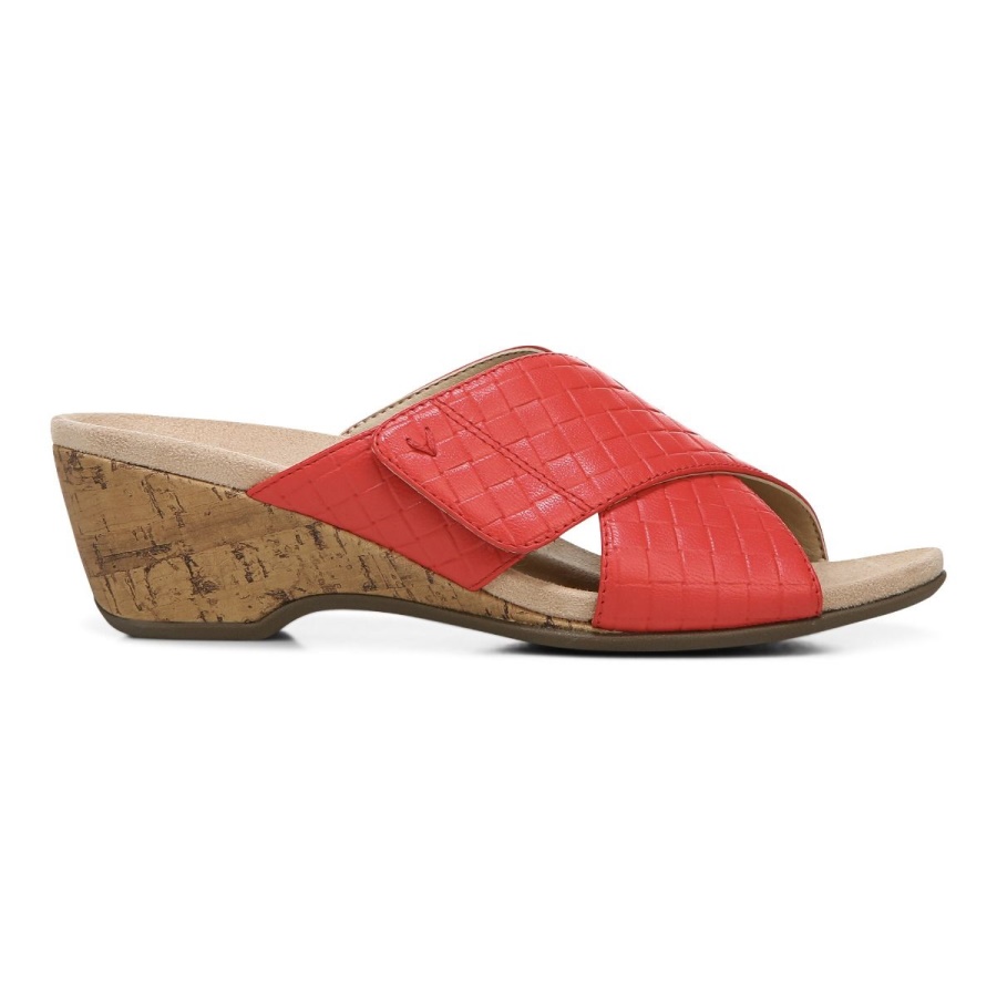 Leticia Wedge Sandal Poppy Vionic