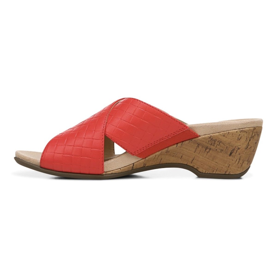 Leticia Wedge Sandal Poppy Vionic
