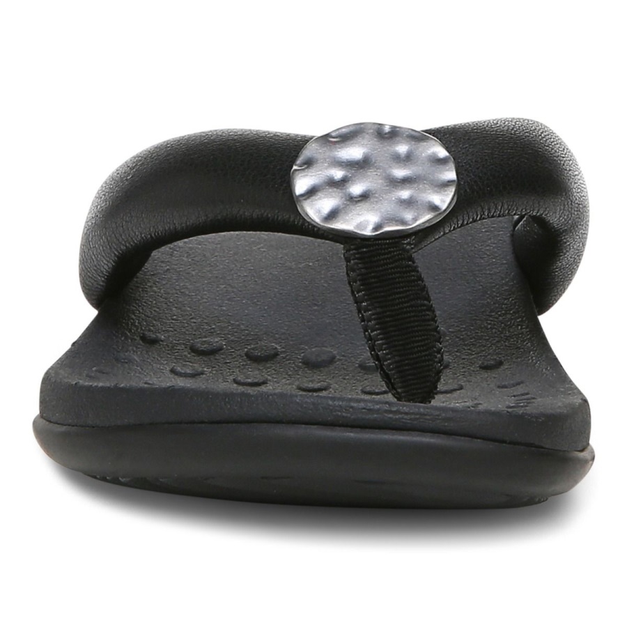 Lida Toe Post Sandal Black Vionic