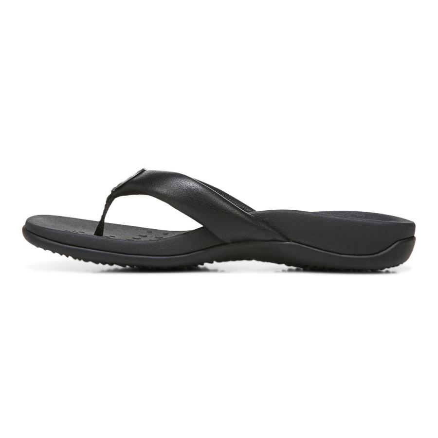 Lida Toe Post Sandal Black Vionic