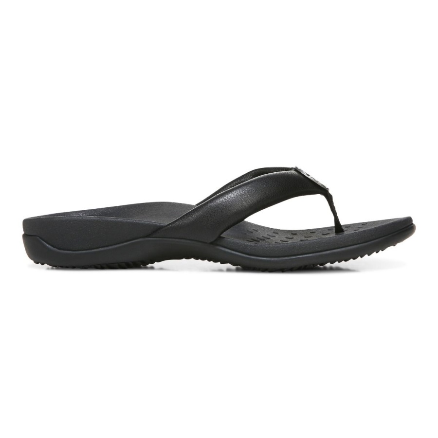 Lida Toe Post Sandal Black Vionic