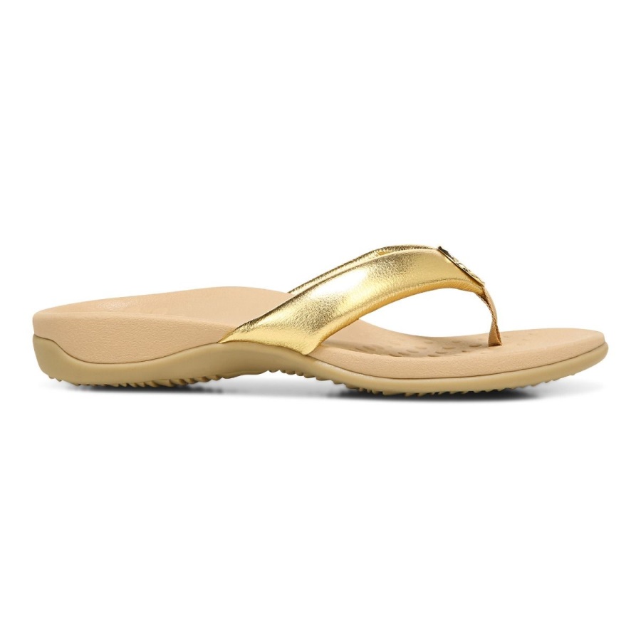 Lida Toe Post Sandal Vionic Gold