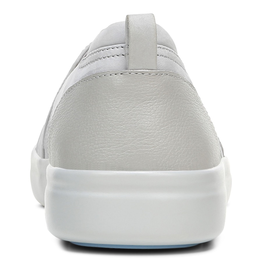 Light Grey Nubuck Penelope Casual Slip On Vionic