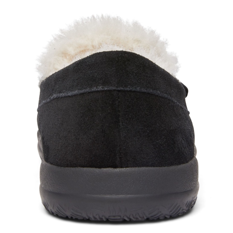 Lynez Slipper Black Suede Vionic