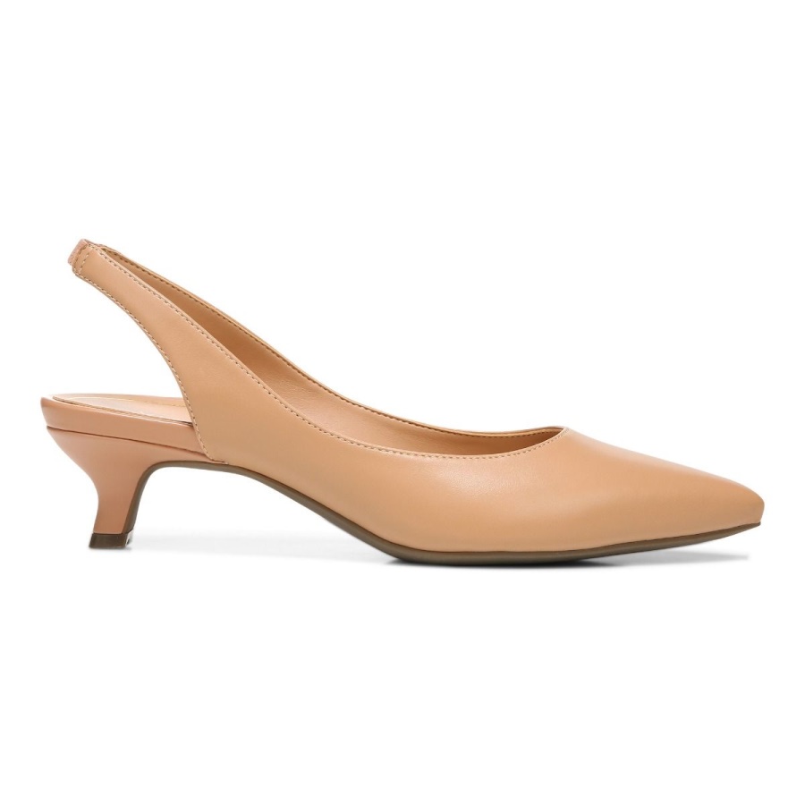Macaroon Leather Ziva Kitten Heel Vionic
