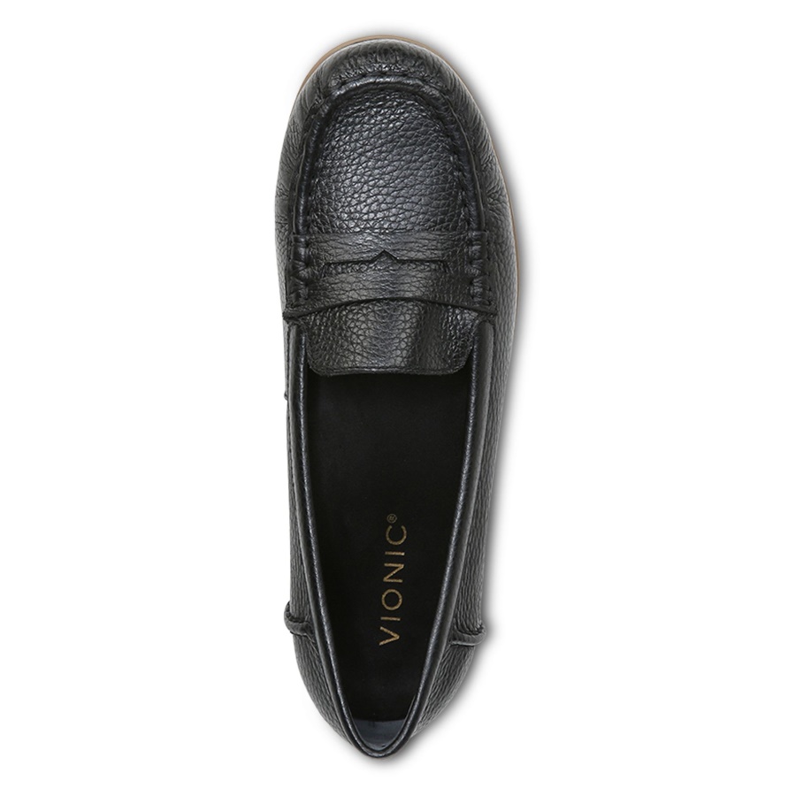 Marcy Moccasin Black Vionic
