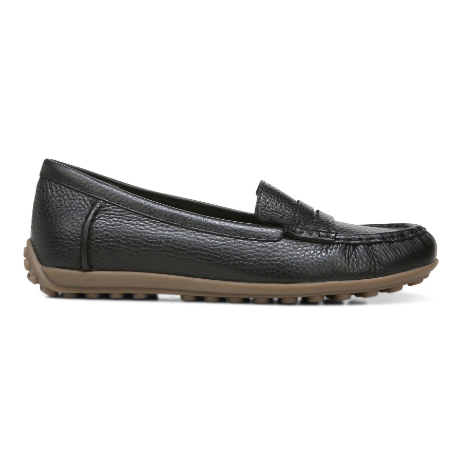 Marcy Moccasin Black Vionic