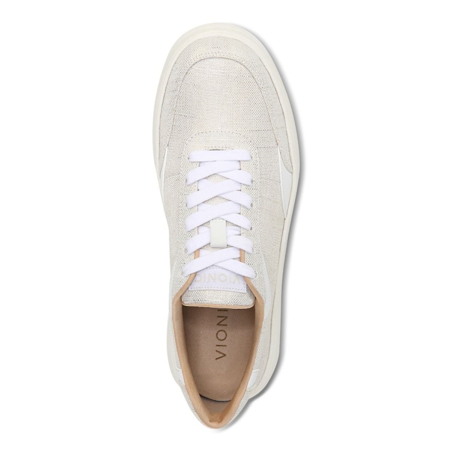 Marshmallow Linen Elsa Sneaker Vionic